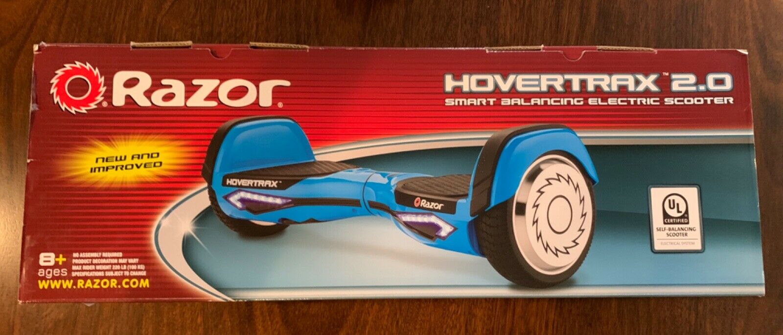 Razor Hovertrax 2.0 Self-Balancing Scooter Blue UL 2272 Certified - New in Box