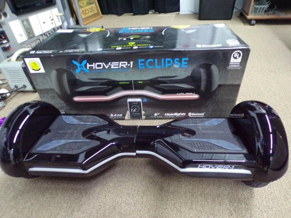 Hover 1 Eclipse Self Balancing Electric 6.5” Wheels Bluetooth LED App-Black