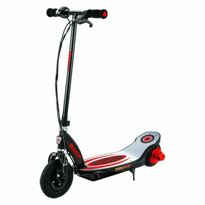 Razor Power Core E100 Scooter with Aluminum Deck - Red