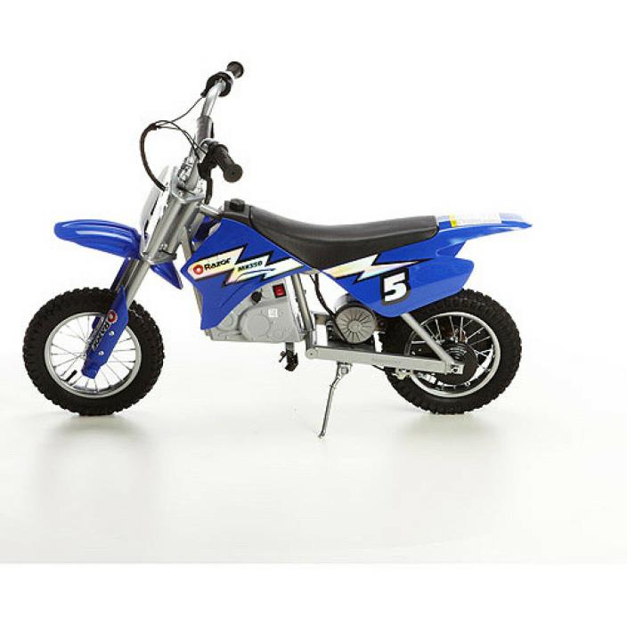 Razor MX350 24Volt Dirt Rocket Electric Motor Motocross Kids Toy Bike Blue