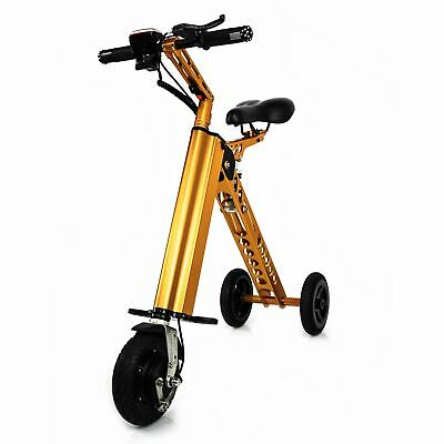 CHO Aluminum Light Weight Electric Folding Bike Foldable Tricycle Electric Sc...