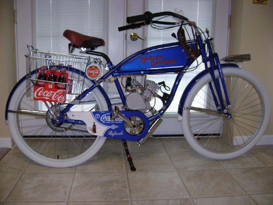 Replica 1900'S HARLEY DAVISION BOARD TRACK COCA COLA RACER DELIVERY CYCLE/BIKE