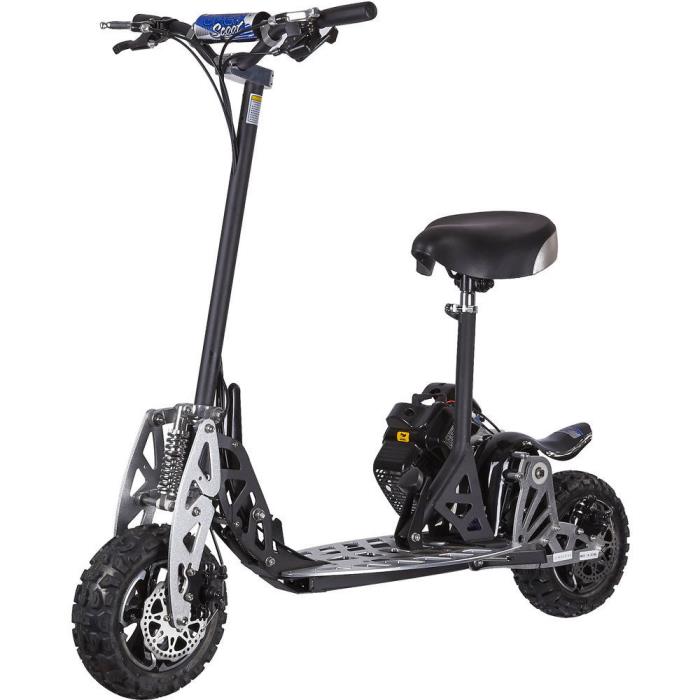 UberScoot 2x 50cc gas Scooter by Evo Powerboards Motorcycle Engine 2 Stroke Disc