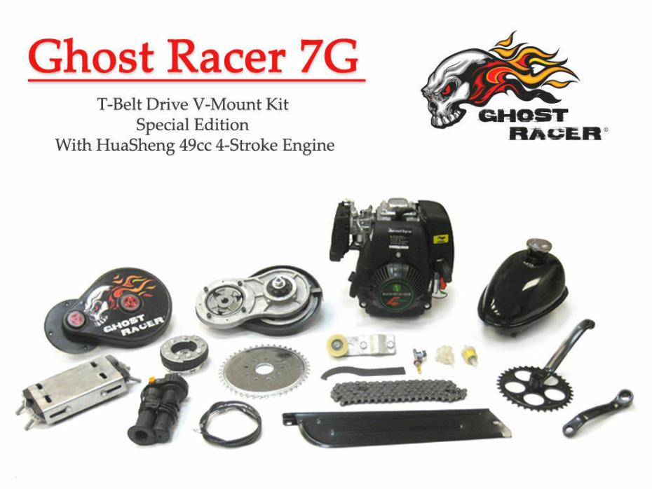 Ghost Racer 7G T-Belt Drive V-Mount 49CC 4-Stroke Engine Kit With HuaSheng Engin