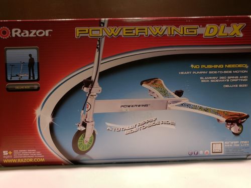 NEW Razor PowerWing DLX Caster Scooter