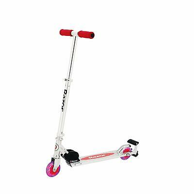 Razor Spark+ Kick Scooter with Light up Wheels Red