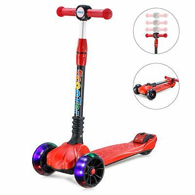 UHINOOS Kick Scooter for Kids&Toddlers-4 Adjustable Height 3 Wheel Scooters f...