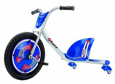 KIDS RIDE DRIFTING TRIKE BIKE 360 Ride-On Tricycle Fun Play Gift Rip-Rider Blue