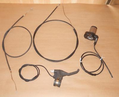 Razor Bike Motorcycle Brake Throttle Cables & Brake Lever Replacement Parts Lot