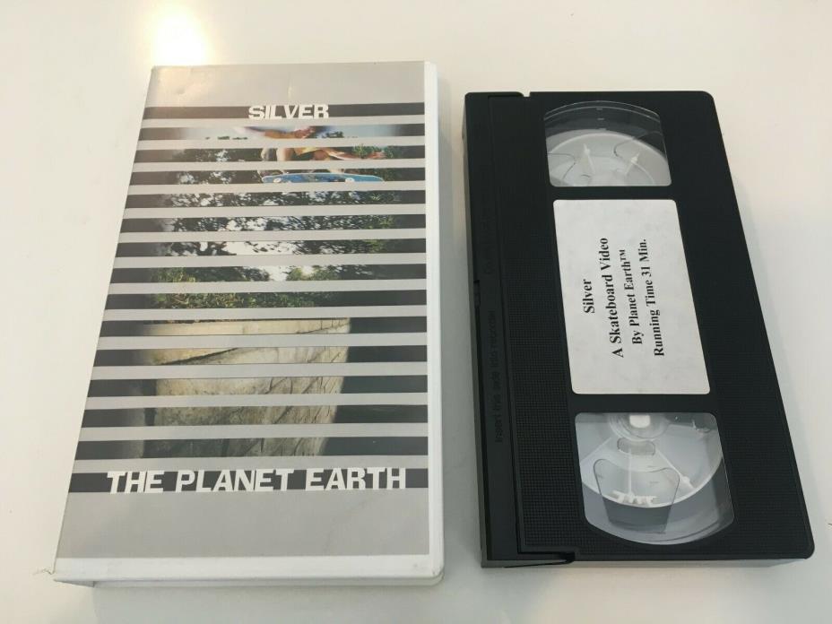 Vintage Planet Earth SILVER Skate Video Skateboarding VHS RARE - PERSONAL COLLEC