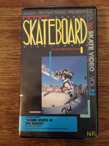 1986 Gordon & Smith NSA Skateboard Video Vol. 2 Vid Unreel Productions VHS G&S