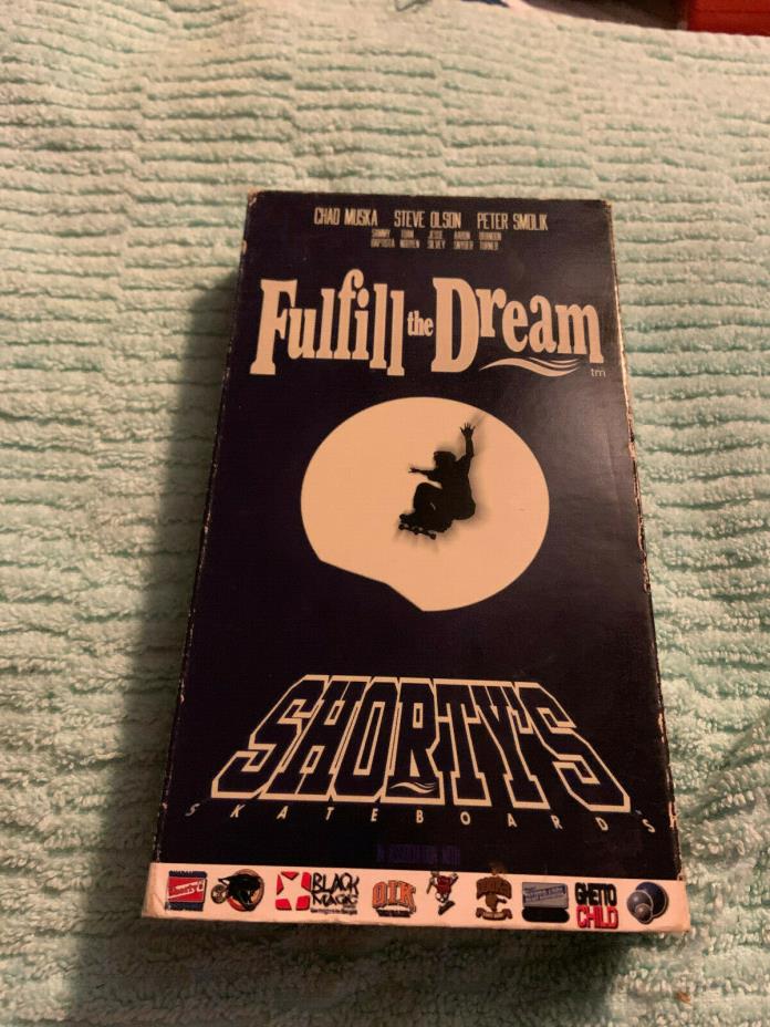 Fulfill the Dream SKATEBOARD VHS