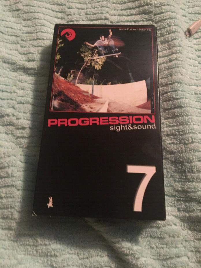 Progression Sight & Sound 7  Skate Tape VHS