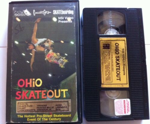 OHIO STAKEOUT 1988 Skateboard Video Vintage NSI Skate Vid Vhs HTF