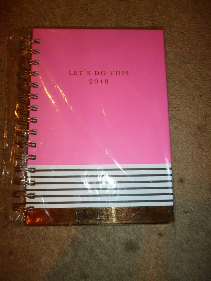 2018 Lets Do This Planner,  Monthly Planners by Graphique De France Pink Gold