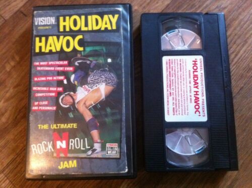 Vision Holiday Havoc 1988 Skateboard Video Rock N Roll Rodney Mullen Vhtf
