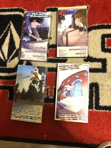 411vm Vhs Lot Issues #5 #6 #8 #12 Rare 1994 1995 Skateboard Vhs Lot