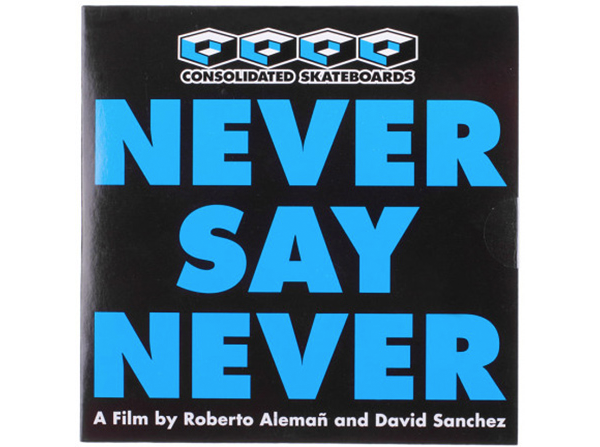 CONSOLIDATED Skateboards Never Say Never Skate Video DVD