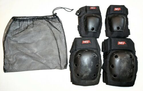 XG X Games Knee & Elbow Pads Skateboarding Ramps Adult One Size (Medium) ESPN