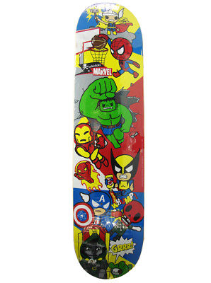 Tokidoki Kaws Marvel Heroes Skate Deck Skateboard Avengers Doom Spider-Man New