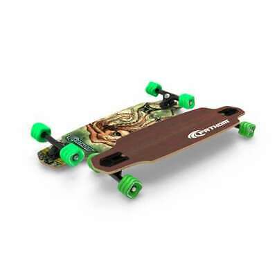 Fathom by Shark Wheel Kraken Mini Drop Through Longboard Complete, Brown (Used)