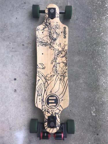 Evolve Bamboo GT Electric Skateboard 2-in-1