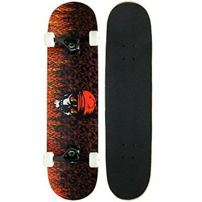 Krown Intro Skateboard, Red Flame - Sports & Outdoors