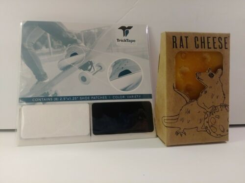Rat Cheese Skateboard Wax + TirckTape Patch kit Skate Shoe repair