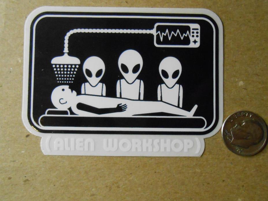 Alien Workshop Skateboards abduction Sticker dc shoes og heritage 90s dvs