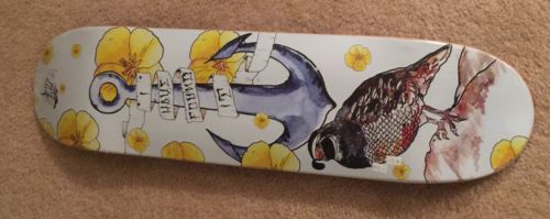 Sevenfold CA Quail Graphic Skateboard Deck 7.87 New Never Used FREE Shipping