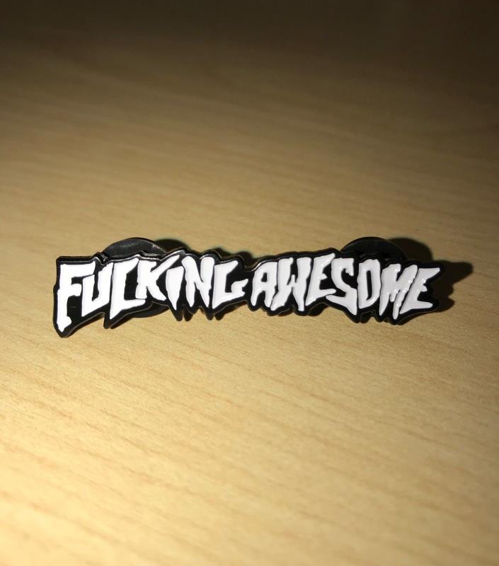 F*cking Awesome Pin Supreme Jason Dill Dylan Rieder Skateboard