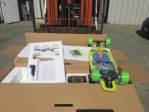 NUFF Electric Longboard Skateboard Black/Green ,2000W motor,24MPH, reg $1599