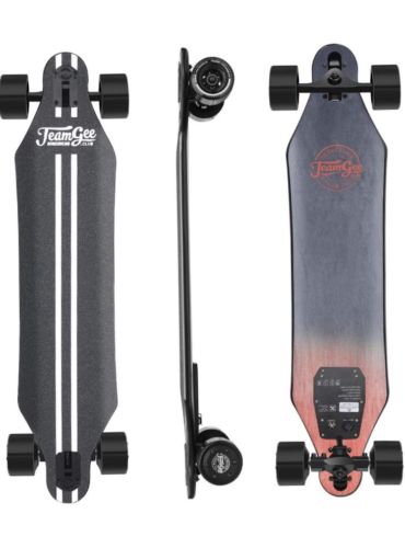 Electric Skateboard 22 MPH, 11 Mile Range, W/ Wireless Remote