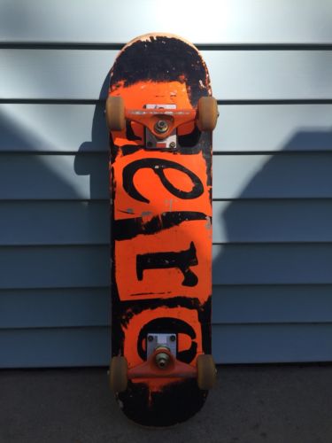 Complete Zero Skateboard Deck Orange Venture Trucks Spitfire Wheels Inthinities