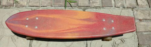 Vintage 1970's California Free Former skateboard Tie Dye Red Banana.