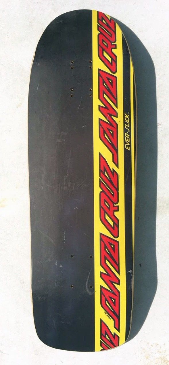 Vintage Original Santa Cruz Skateboard 1991 Tom Knox Everslick Rare