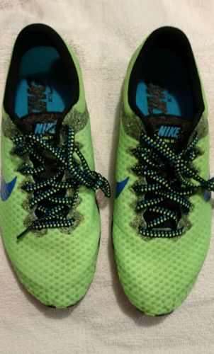 NIKE ZOOM RIVAL XC TRACK SPIKES  WOMENS SIZE 7.5 *NEW* VOLTAGE GREEN/BLUE LAGOON