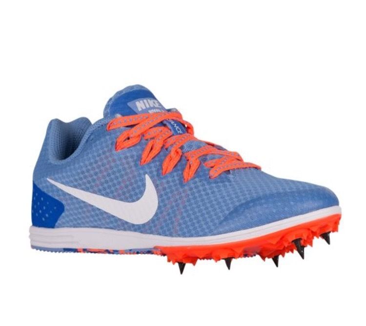 NEW Nike Zoom Rival D Track Spikes Shoes 806560-418 Blue/Purple/Orange Women's 8