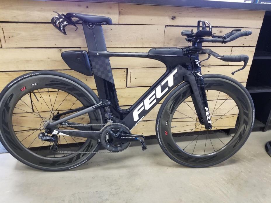 Felt Bicycles 2018 IA FRD 54cm - Black Textreme Carbon, Zipp, Stages, Duraace