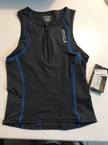 2XU UNISEX Active Youth Tri Singlet Snug Fit- Large
