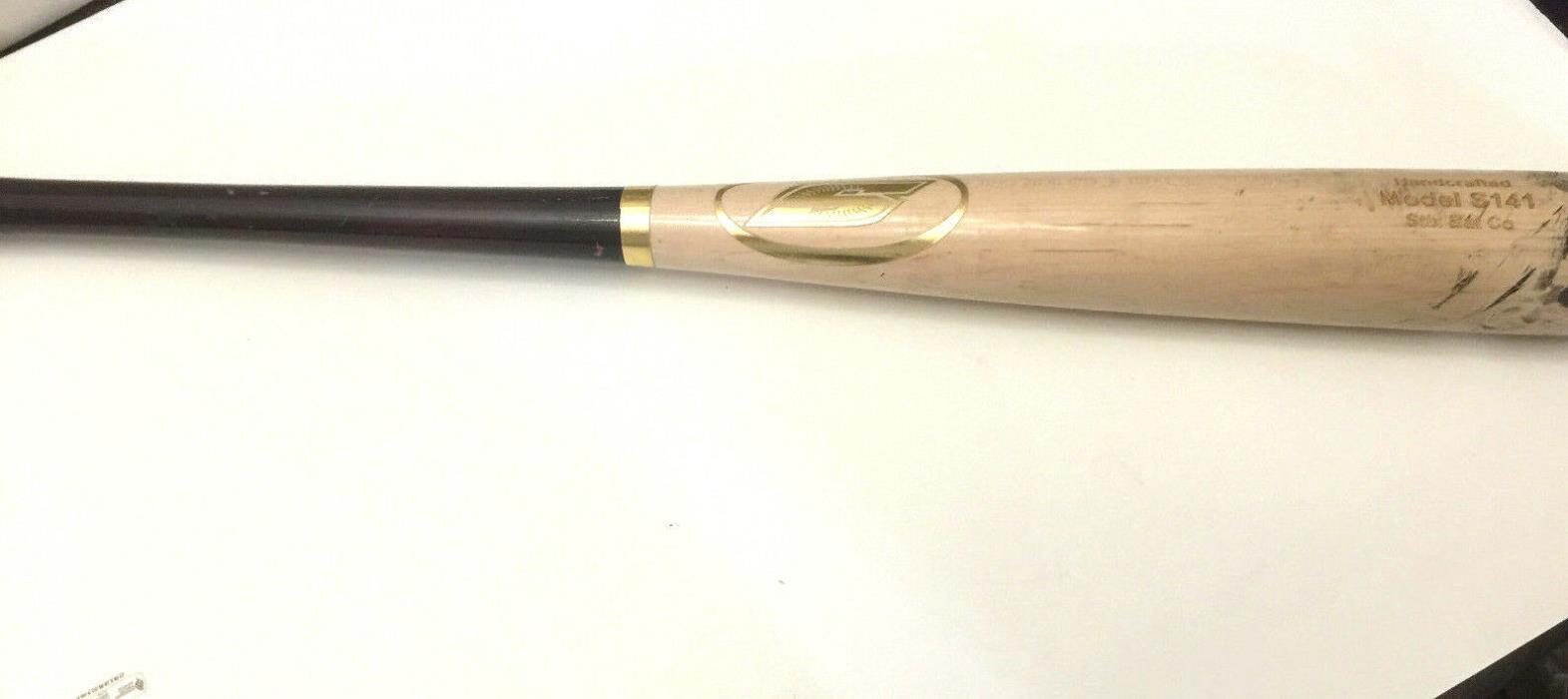 Handcrafted Wooden Stix Bat Model S141 Number 1593