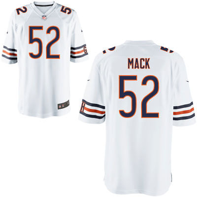 Chicago Bears Khalil Mack Jersey White Stitched/Embroidered Name & Numbers Large