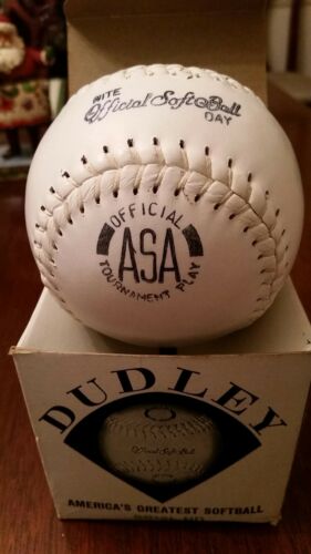 Dudley Softball Cork Center Leather SB-12L ND cor ASA official tournament play