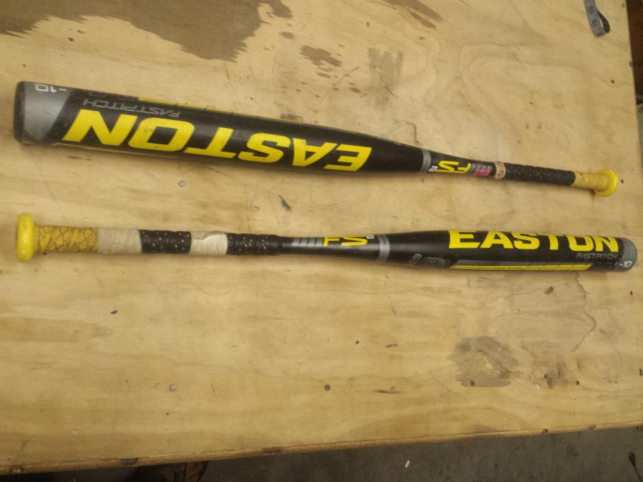Lot of 2 EASTON FS2 34/24 IMX Composite Fastpitch Softball Bats BPF 1.20 -10