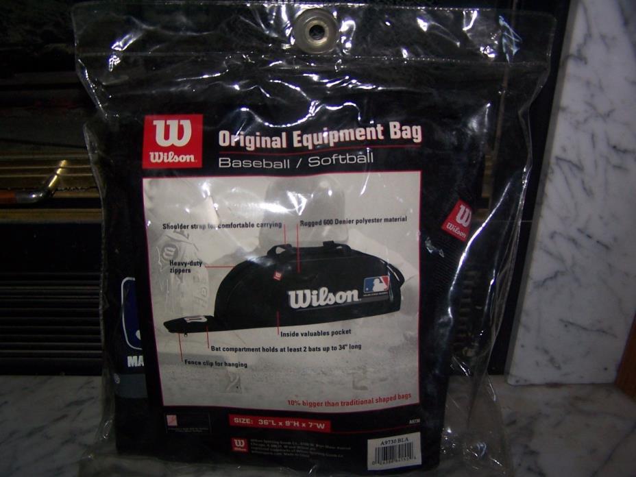 WilsonTeam Equipment Bag Baseball/Softball A9730 36''L X 9''H X 7''W  NEW