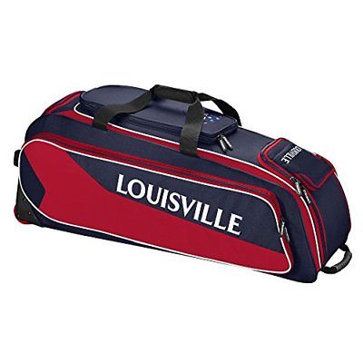 Louisville Slugger Prime Rig Wheeled Bag - Navy - Wilson baseball and softball