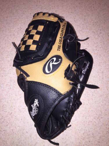 Rawlings Youth 10 Inch Baseball Glove Tan/ Black PL609C Players Series