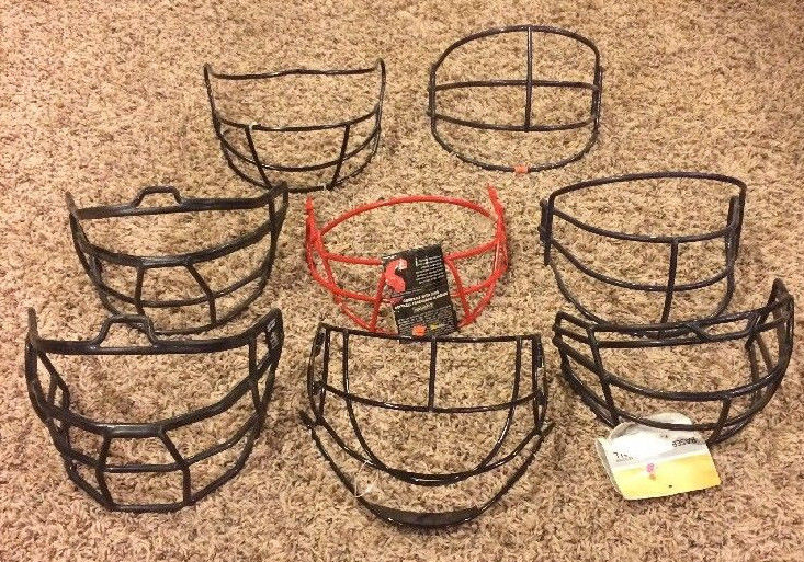 Lot of 8!! Baseball/Softball Batter's Helmet Face Guard/Mask NOCSAE