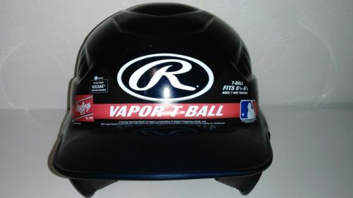 RAWLINGS VAPOR T BALL BATTERS HELMET ~ NAVY ~ FITS 6 1/4 - 6 7/8 AGES 7 UNDER