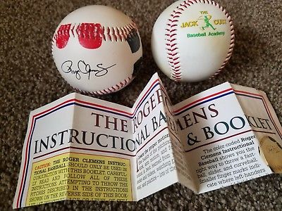 Roger Clemens training baseball and instruction great condition with extra